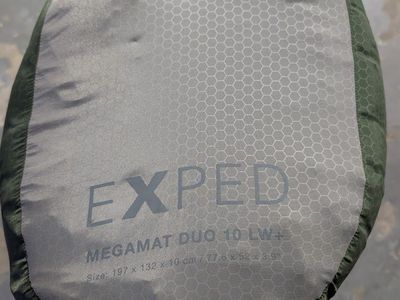Exped MegaMat Duo 10 LW+ Sleeping Pad – Luxury Camping Mattress