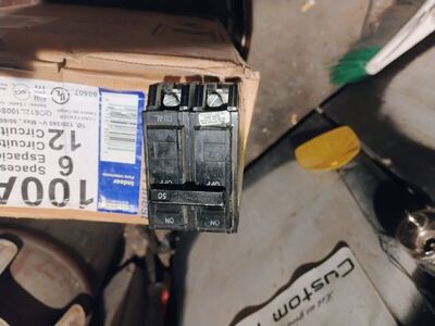 100 amp square d 6 space 12 circuit breaker box