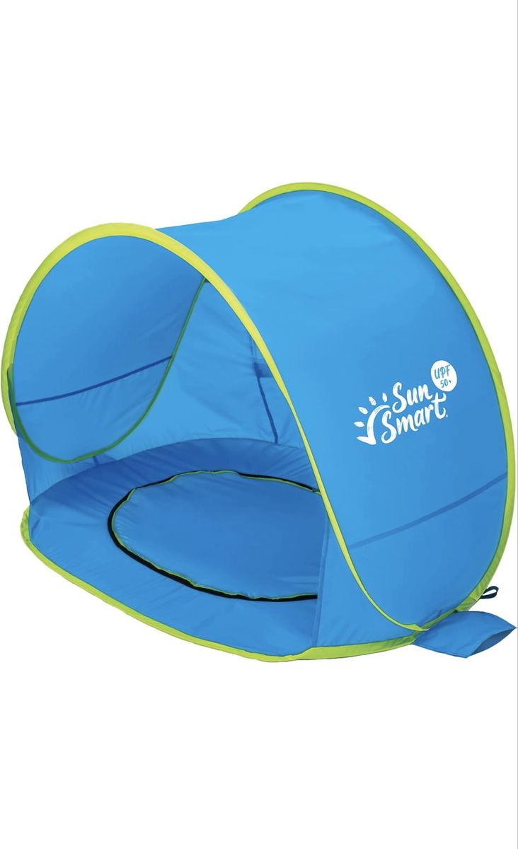 Sun Smart UPF 50+ Pop-Up Beach Shade Tent - Blue NEW