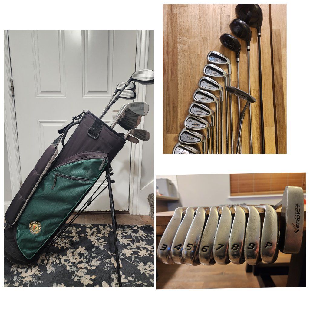 full/complete golf clubs set (12 piece)
