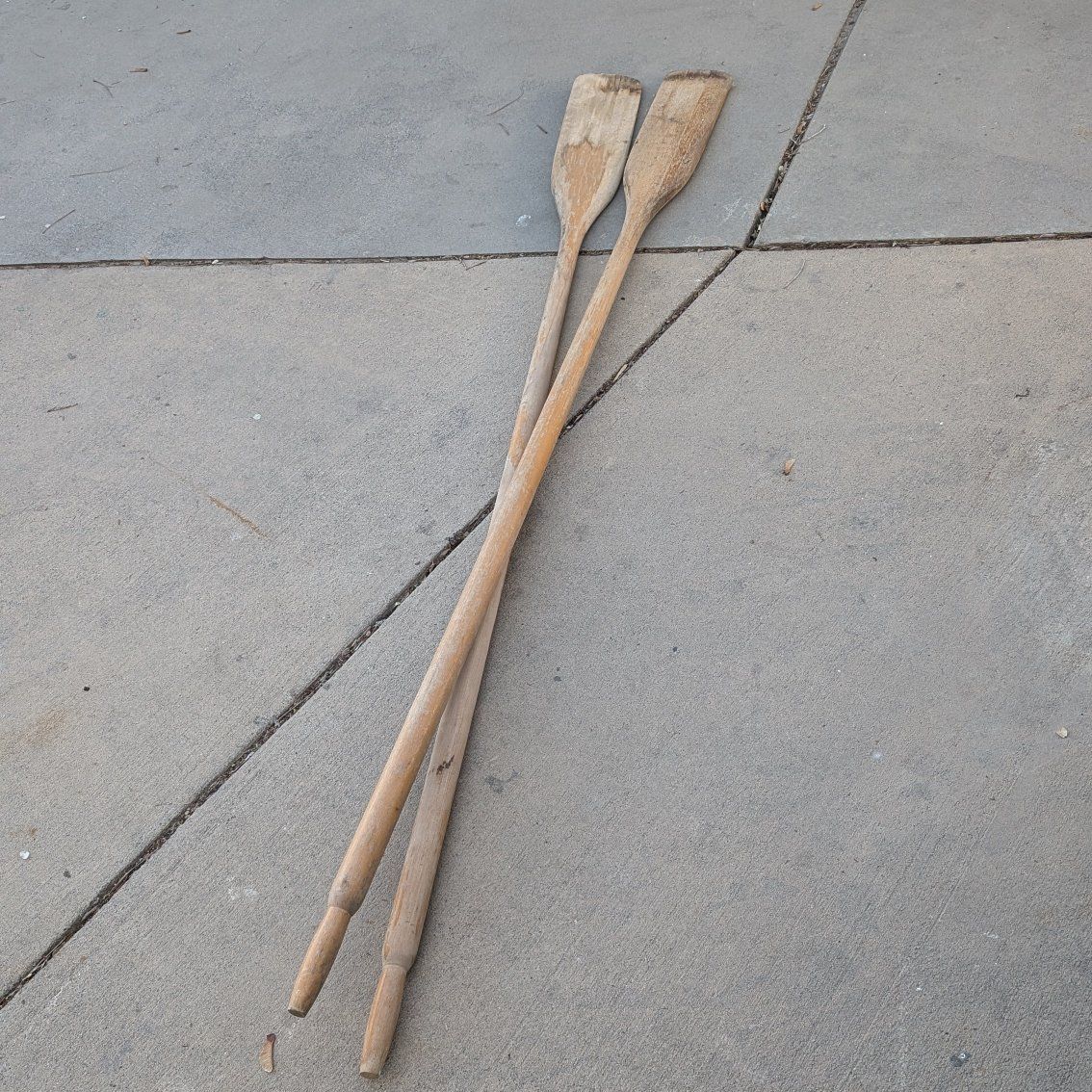 Oar wood boat paddling swim fish float rowboat