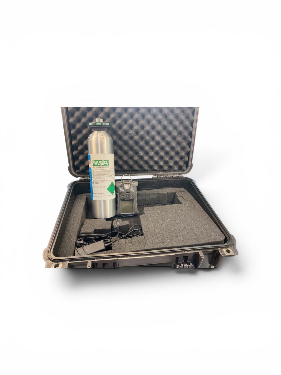 MSA ALTAIR 5X PID Multi-Gas Detector Kit with Calibration Gas & Hard Case e75012311
