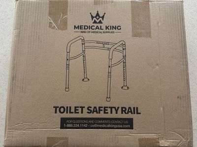 Toilet safety rail