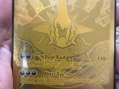 Pokémon TCG Mega Darkrai EX 120/084 Full Art Secret Rare Gold Card Holo