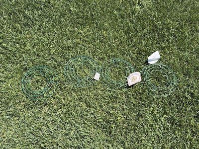 Unused Green Wire Wreath Forms (Lot of 4) - Craft Supplies ($1each)