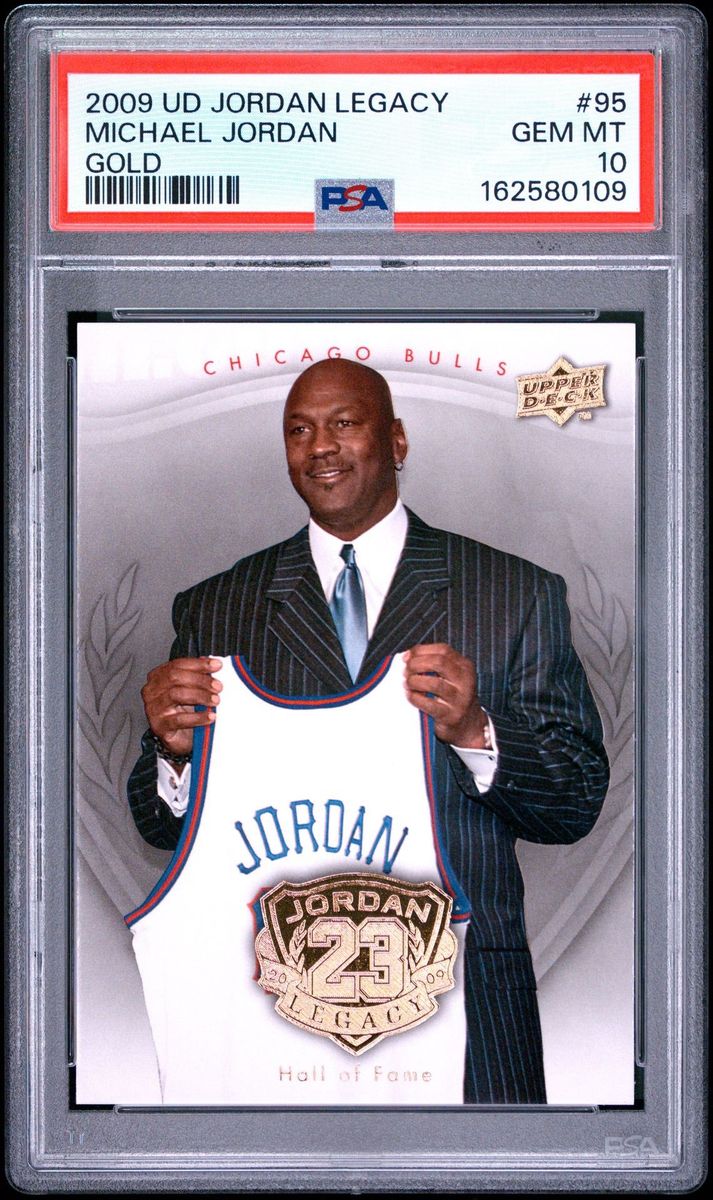 2009 Upper Deck Jordan Legacy Michael Jordan #95 Gold - PSA 10 Gem Mint