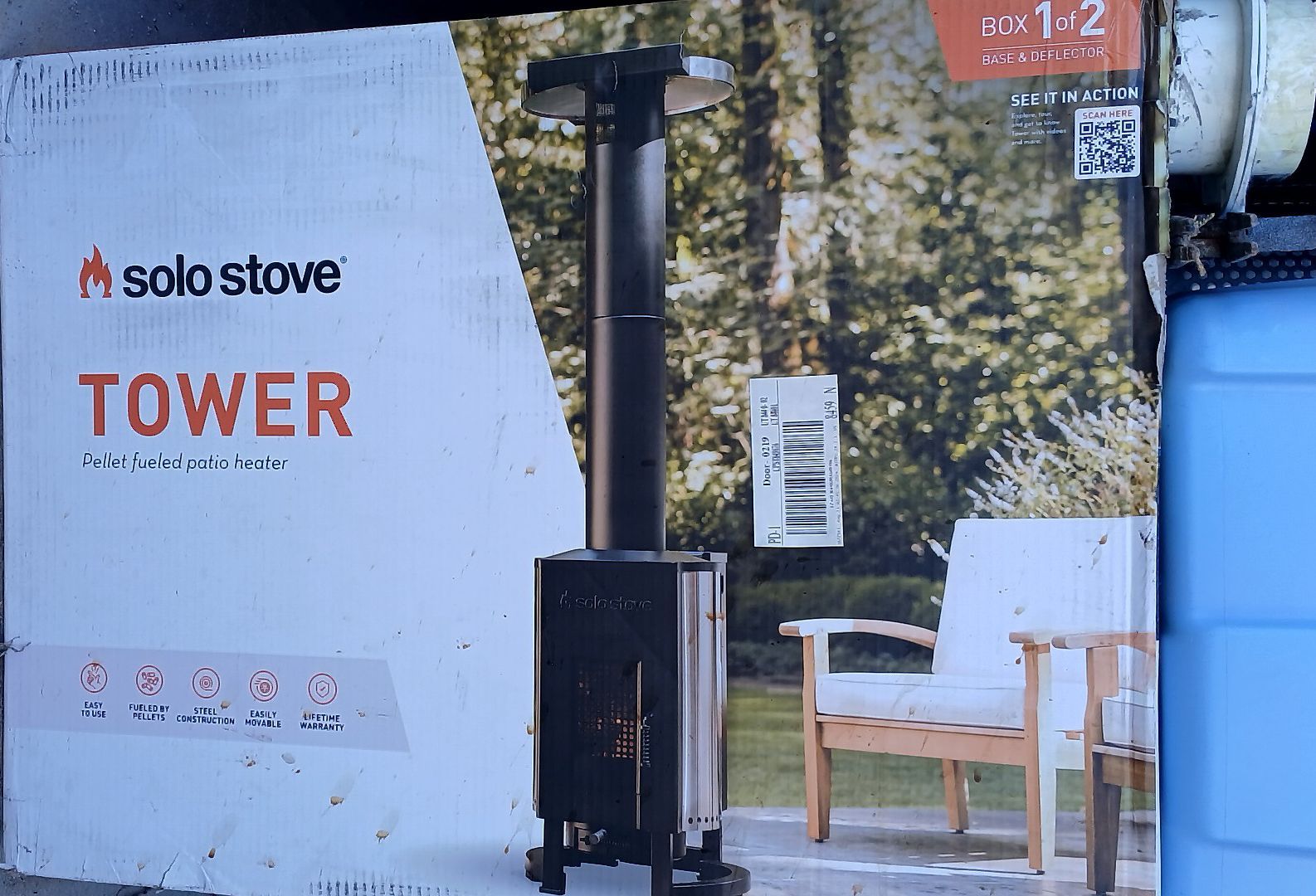 Brand new, Solo Stove, pellet patio heater.