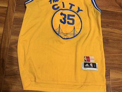 Adidas Golden State Warriors Kevin Durant #35 The City Swingman Jersey Size L