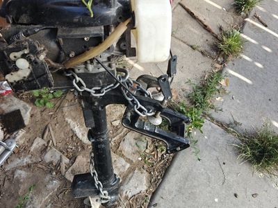HANGKAI 4.0 HP 4 Stroke Outboard Motor Tiller Handle Marine Engine