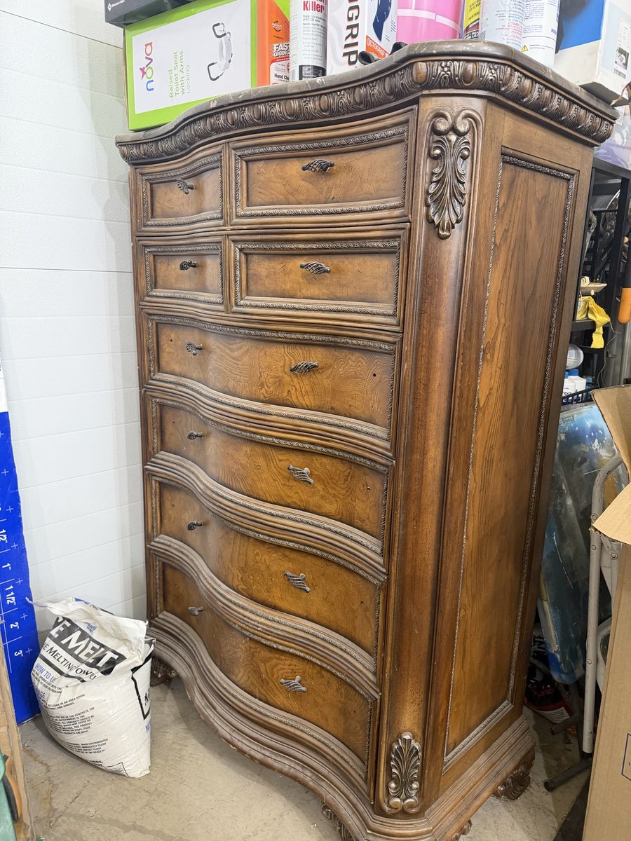 Antique wooden dresser