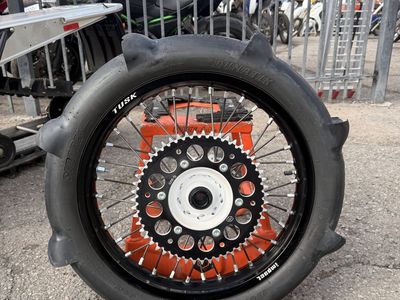 Tusk Impact Rear Wheel 18" w/ Paddle - '13 and up KTM, Husky and GasGas w/ 25mm Axle