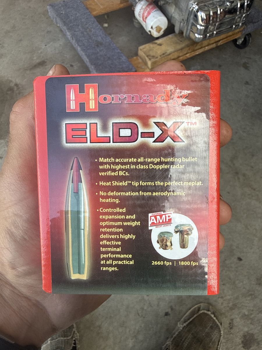 Hornady ELD-X 30 Cal 200gr Hunting Bullets - All-Range Performance, Heat Shield Tip