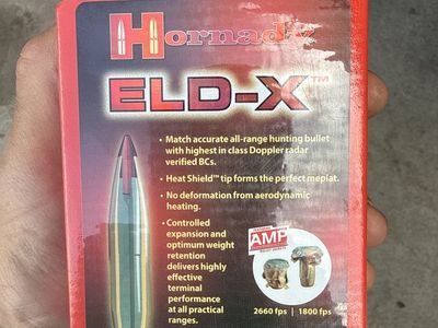 Hornady ELD-X 30 Cal 200gr Hunting Bullets - All-Range Performance, Heat Shield Tip