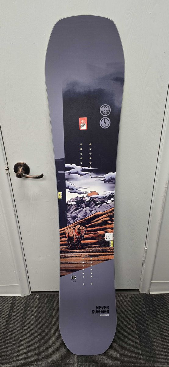 Never Summer Benchmark 157cm Wide Snowboard - Lightly Used (2026)