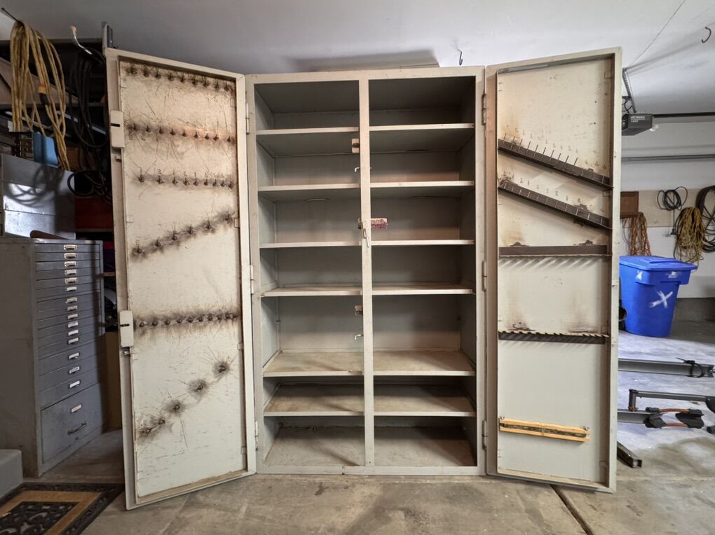 Custom Tool Locker Shelving Cabinet