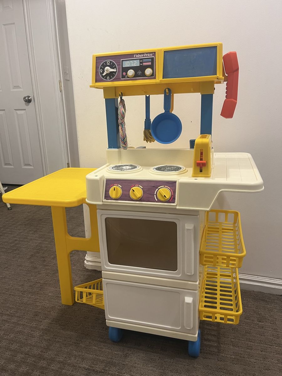 Vintage Fisher Price Kitchen Play Set