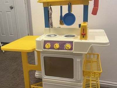 Vintage Fisher Price Kitchen Play Set