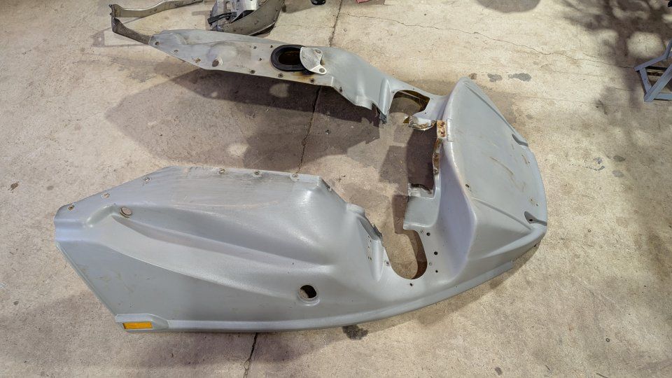 2003 rmk edge chassis belly pan