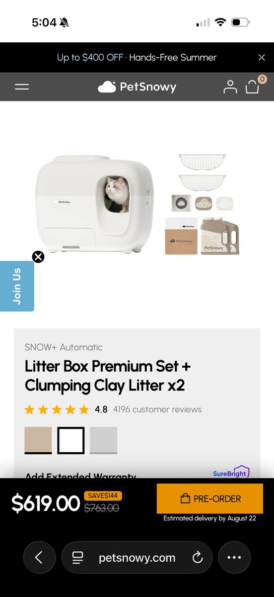 Automatic cat litter box