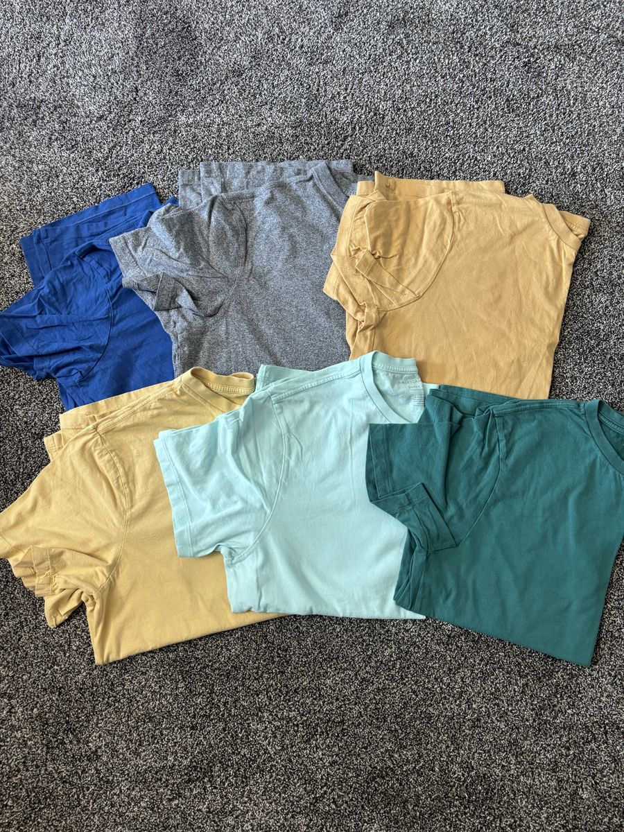 Six American Eagle Super Soft Standard Fit Men's Shirts- Size Large
