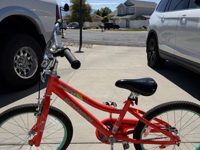 Schwinn Aerostar 20" Kids Bike - Neon/Teal, Used