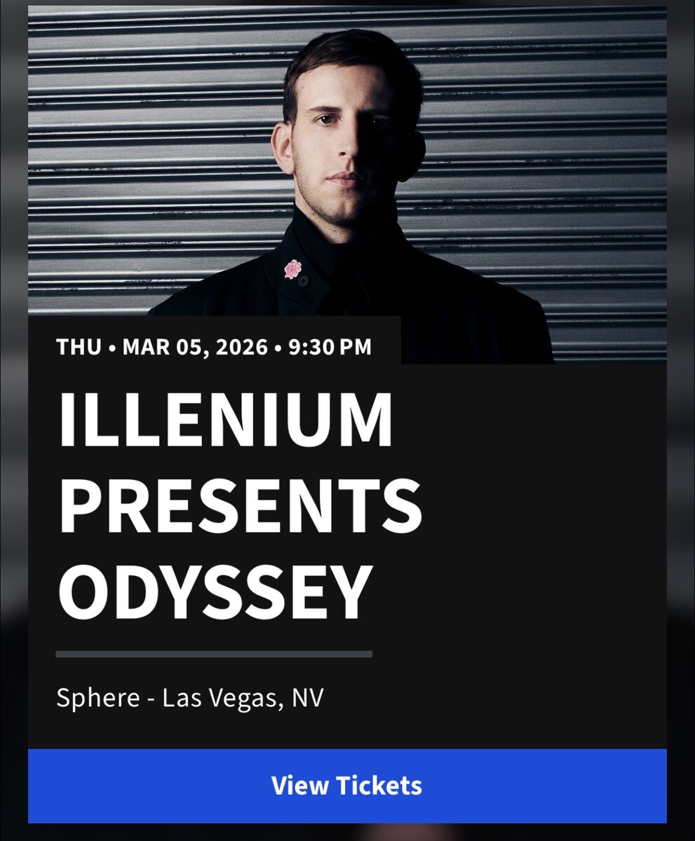 Illenium at the Sphere in Vegas - March 5