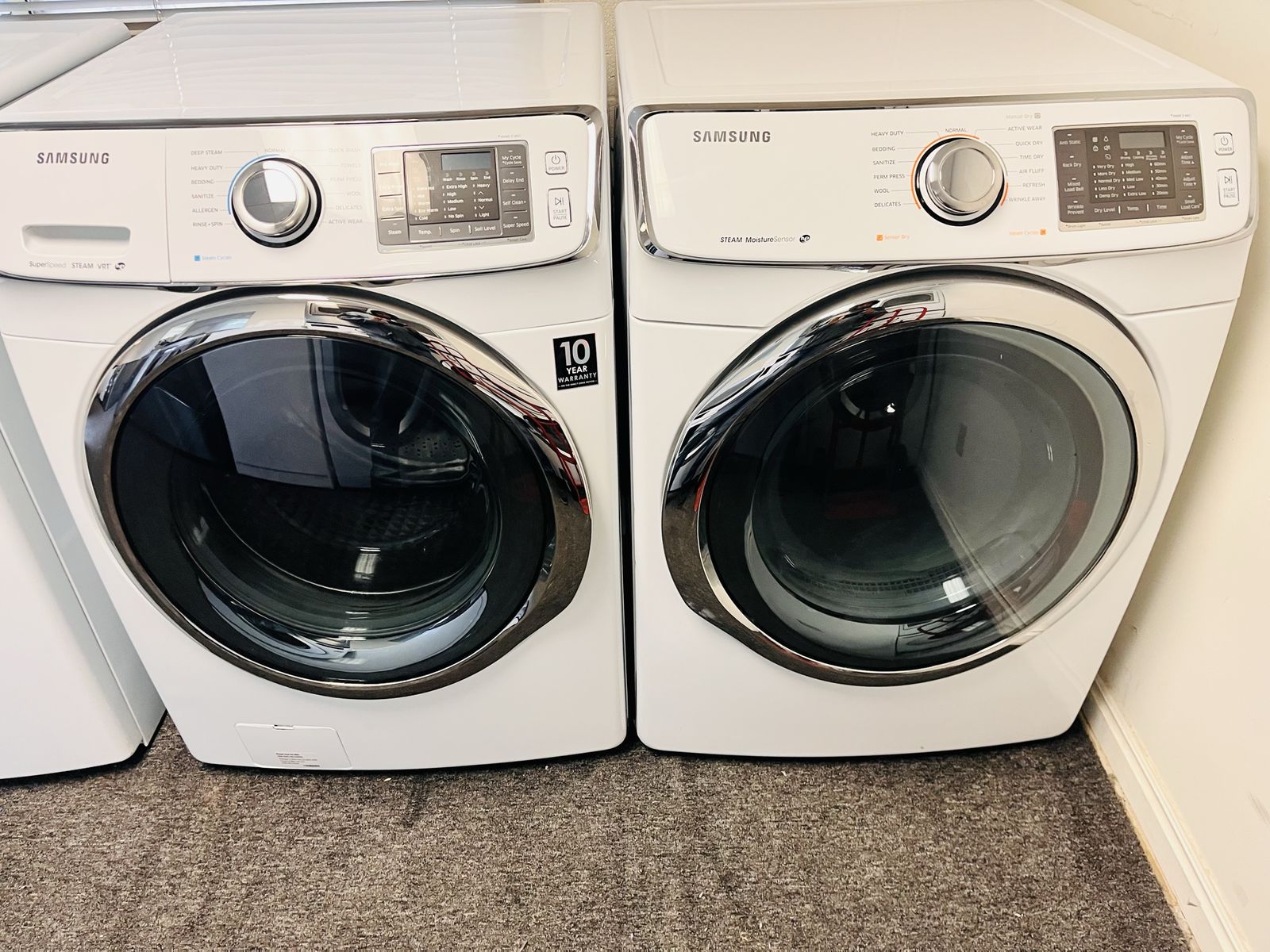 Samsung washer and dryer set