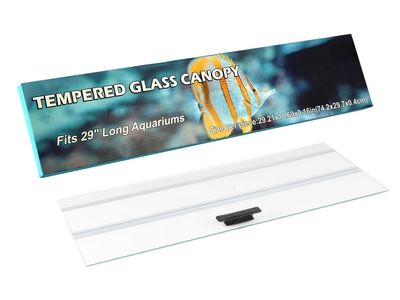 Fish tank lid 23.07x11.69in Tempered Glass Canopy