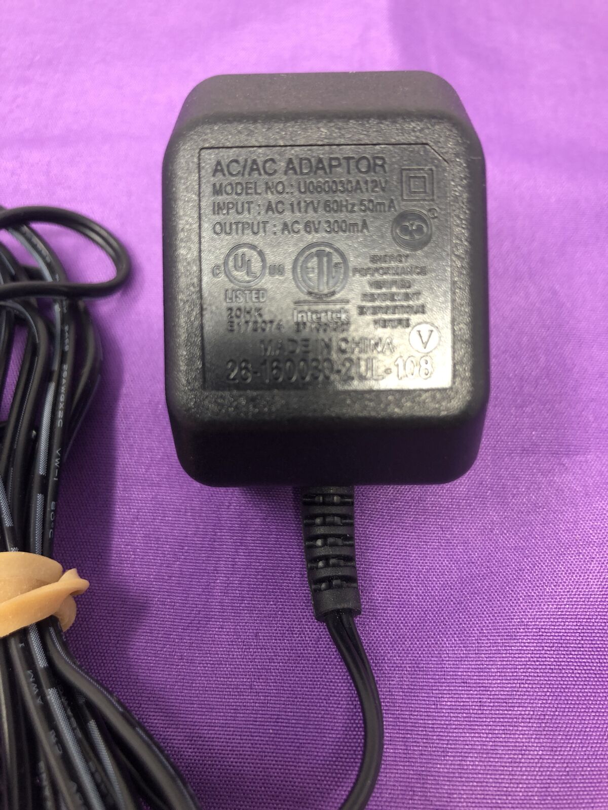 VTech 060030A12V AC Power Supply