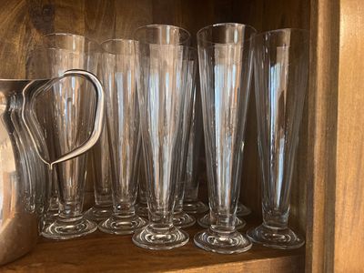 Set of 12 Pilsner (Beer) Glasses