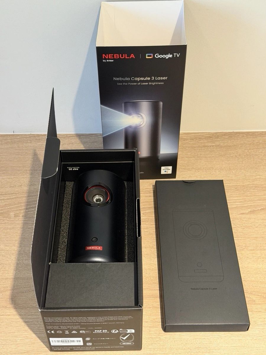Nebula Capsule 3 Laser Projector Black