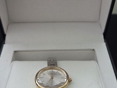 Bering Women's Watch - Two-Tone - NEW in Box - Faceted Crystal