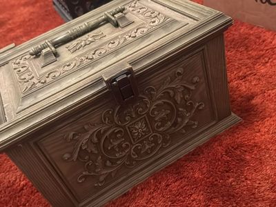 Vintage Style Plastic Sewing Box