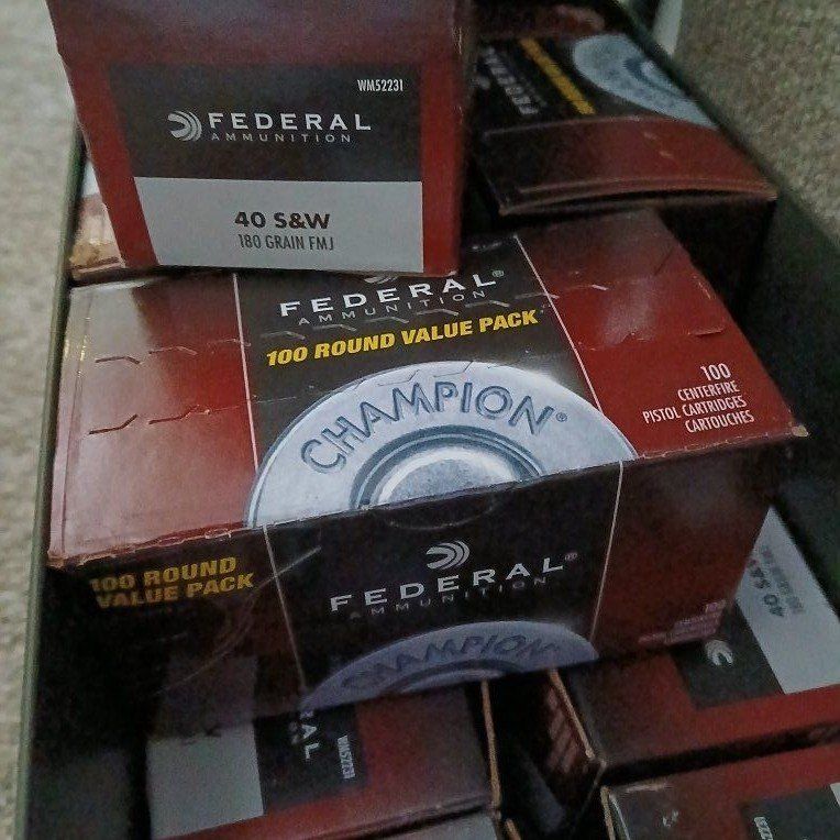 AMMO: 40 cal s&w .40 1200 rounds