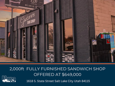 Turn Key Sandwich Shop, SLC, RE and FFE Included!