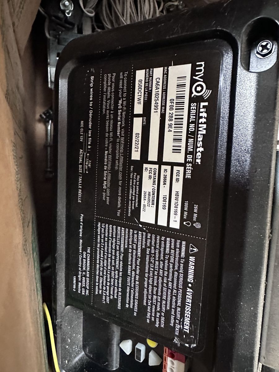 Garage Door Assembly And Liftmaster Garage Opener