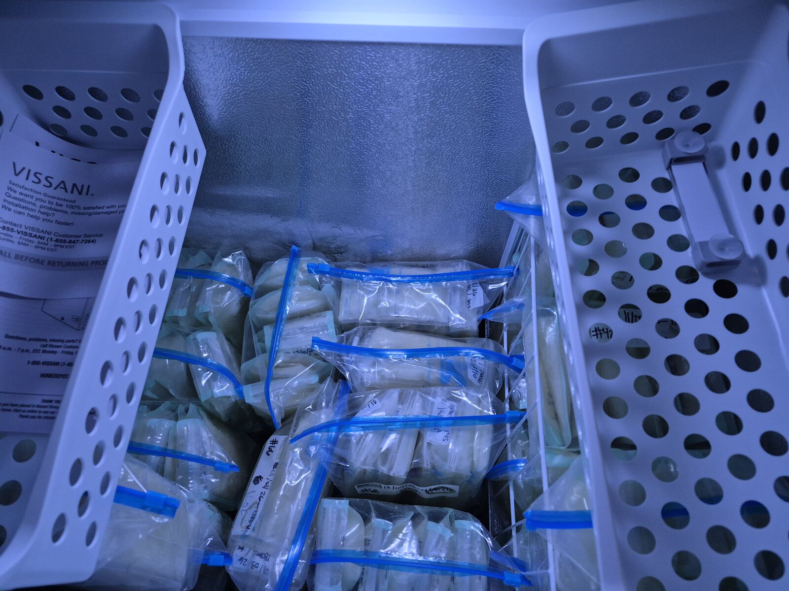 Breastmilk for sale.