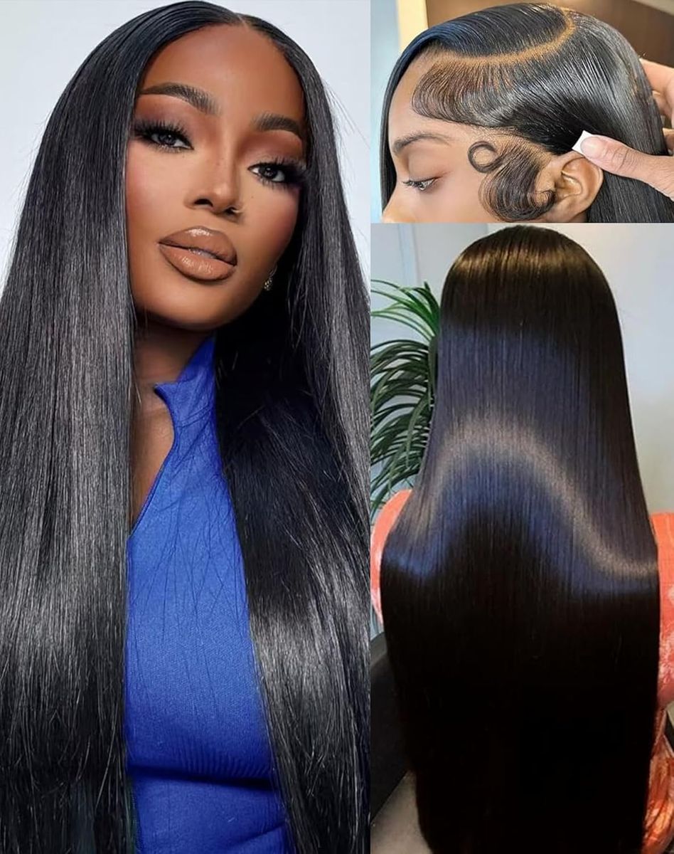 NEW 20 Inch Straight Wigs Human Hair Can Last 6-9 Months 200 Density HD Lace Front Wigs Human Hair 13x6 Real Human Wig