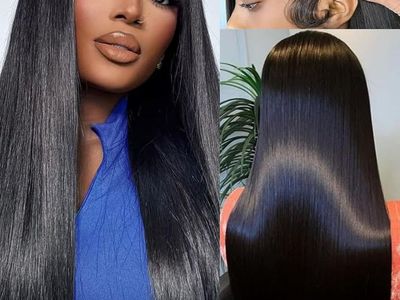 NEW 20 Inch Straight Wigs Human Hair Can Last 6-9 Months 200 Density HD Lace Front Wigs Human Hair 13x6 Real Human Wig