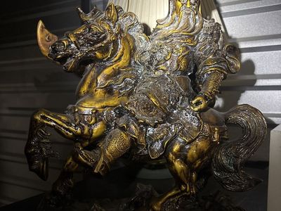 Oriental Warrior On Horseback