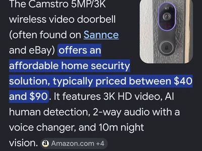 Doorbell camera