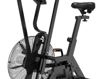 New - Winfita Air Bike, Air-Resistance Exercise Fan Bike w/ Dual Action Handlebars