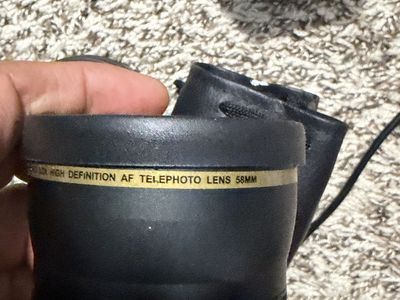 Tele and wide lenses for 58mm kit lens