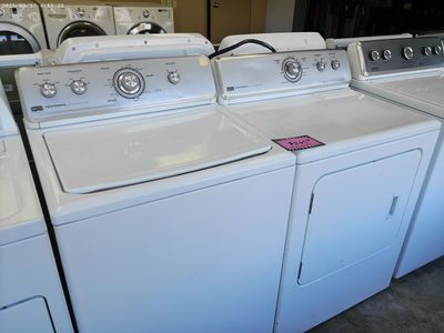 Whirlpool Direct Drive Top Load Washer and Electric Dryer~90 day Guarantee