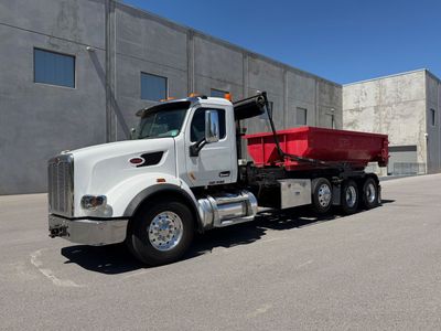 Cummins! Peterbilt 567 Roll Off Dumpster Truck