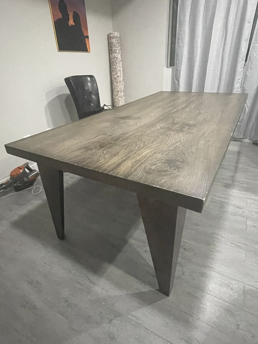 Handcrafted solid wood table