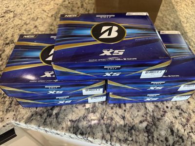 New Bridgestone Tour B XS balls