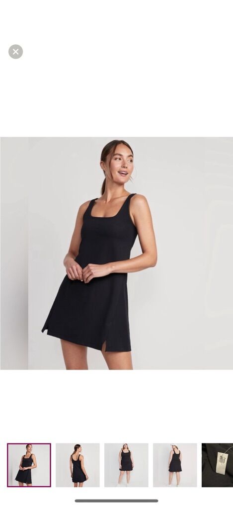 Old Navy Powersoft Active Dress Black