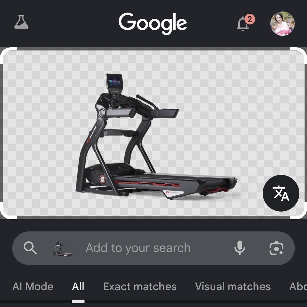 Bowflex Results Series Treadmill