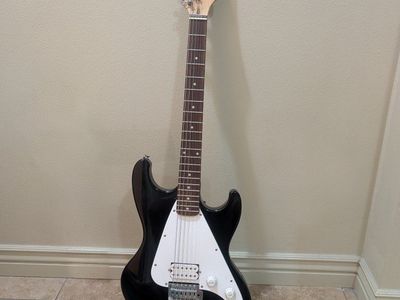 Electric Guitar - Black & White